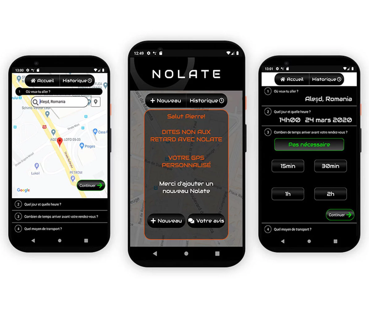 NoLate – Mobile App